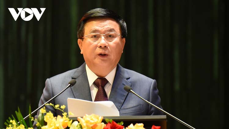 GS.TS Nguyễn Xuân Thắng tại Hội thảo quốc gia Hồ Chí Minh với hành trình thực hiện khát vọng độc lập dân tộc và CNXH (Ảnh: Thi Uyên)