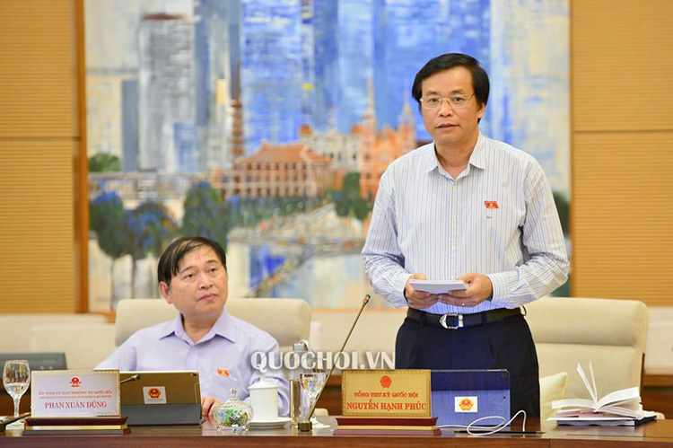 Tổng Thư ký Quốc hội Nguyễn Hạnh Phúc. Ảnh: Quochoi.vn