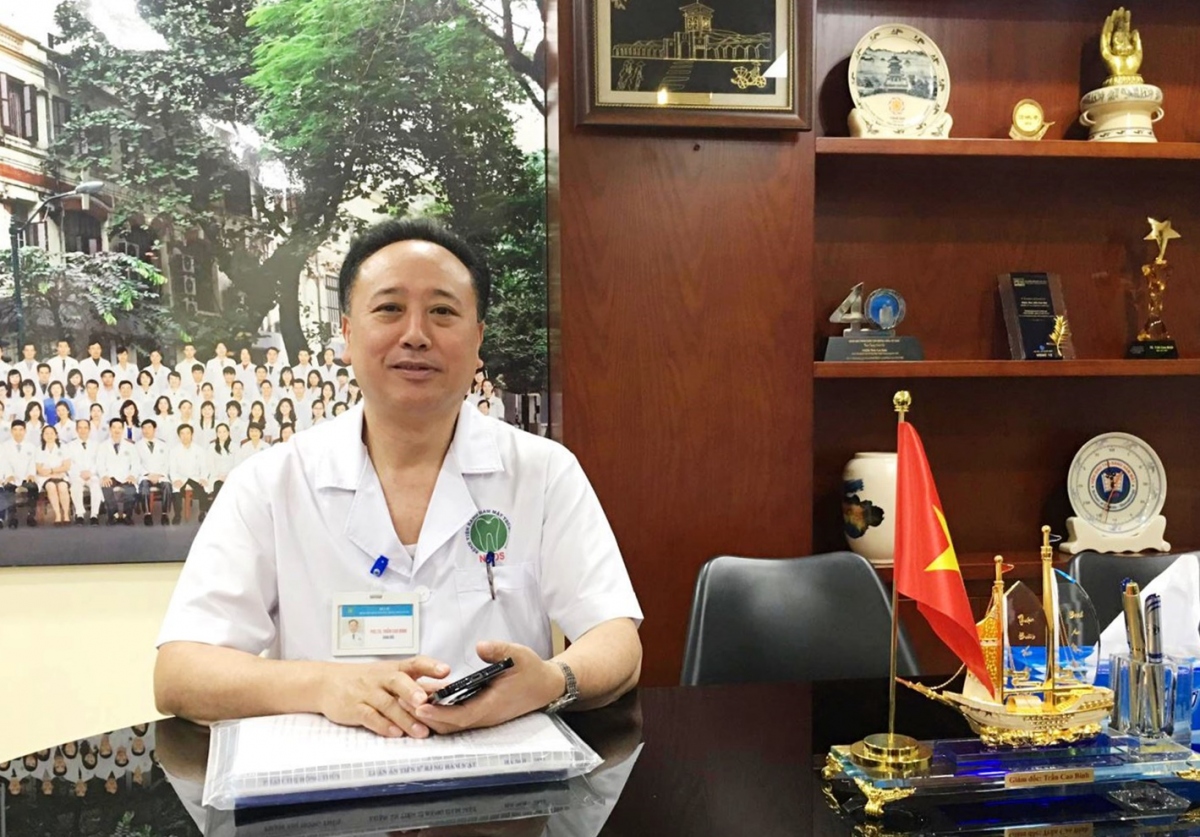 PGS.TS.BS Trần Cao Bính, Giám đốc Bệnh viện Răng Hàm Mặt Trung ương.