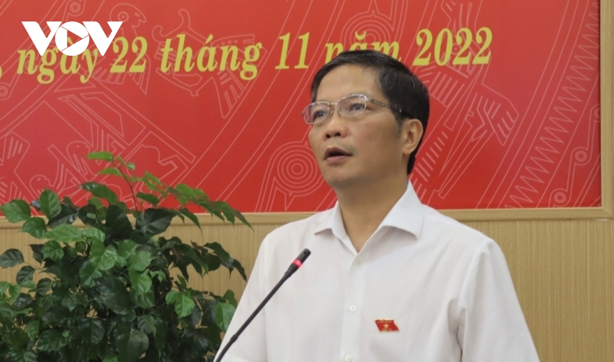 Ông Trần Tuấn Anh, Uỷ viên Bộ Chính trị, Trưởng Ban Kinh tế Trung ương tiếp xúc cử tri tại tỉnh Khánh Hòa.