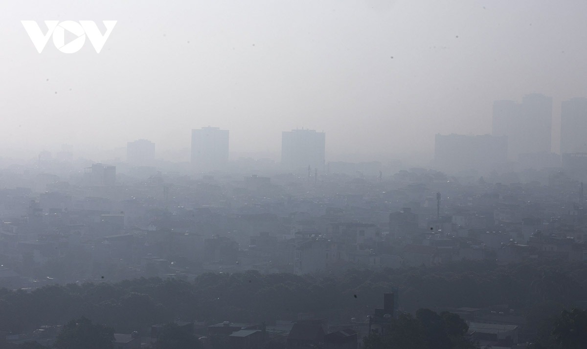 Ô nhiễm không khí ở Hà Nội những ngày gần đây ở mức độ rất xấu.