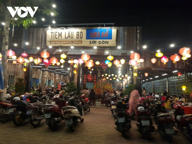 Các quán ăn ở Tiền Giang đã được mở lại bình thường.