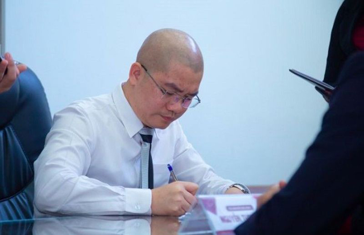 Nguyễn Thái Luyện được xác định là đối tượng cầm đầu các vụ lừa đảo tại Công ty Alibaba. Ảnh: KT