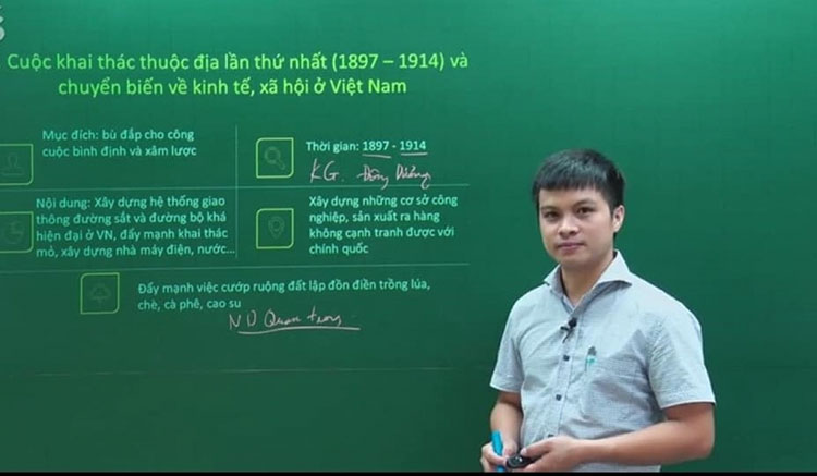 Thầy Hồ Như Hiển, giáo viên trường liên cấp Tiểu học-THCS-THPT Đông Bắc Ga (Thanh Hóa).