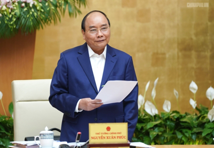 Thủ tướng Nguyễn Xuân Phúc phát biểu khai mạc phiên họp Chính phủ thường kỳ tháng 3/2019.