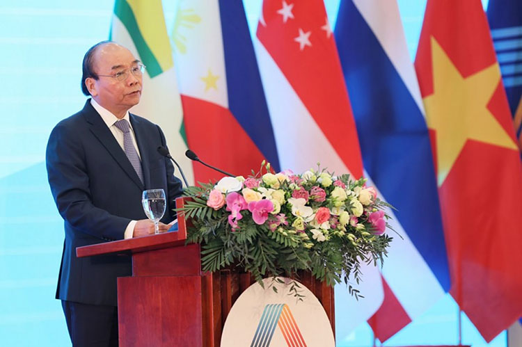 Thủ tướng Chính phủ Nguyễn Xuân Phúc – Chủ tịch ASEAN 2020 phát biểu tại lễ khai mạc.