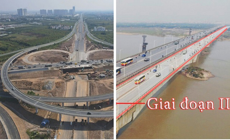 Khởi công cầu Vĩnh Tuy 2, thông xe nút giao Vành đai 3 trước Tết Nguyên đán 2021.