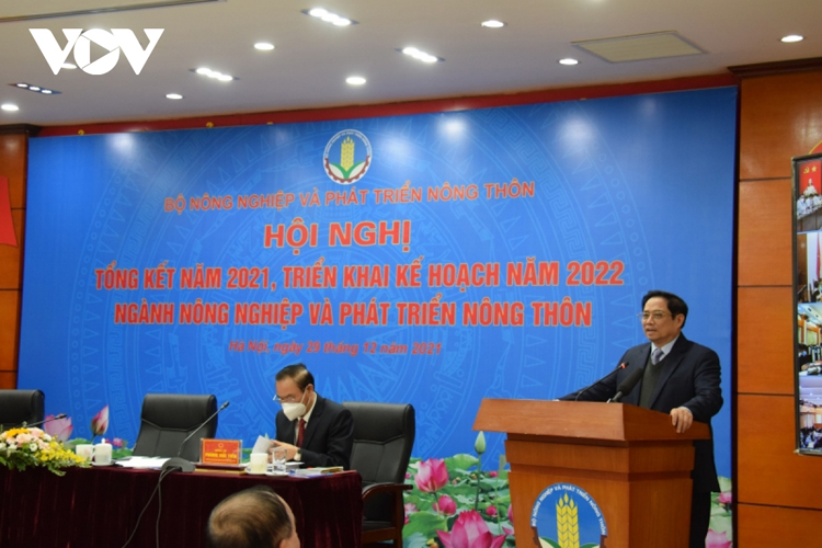 Thủ tướng Phạm Minh Chính phát biểu tại Hội nghị. 