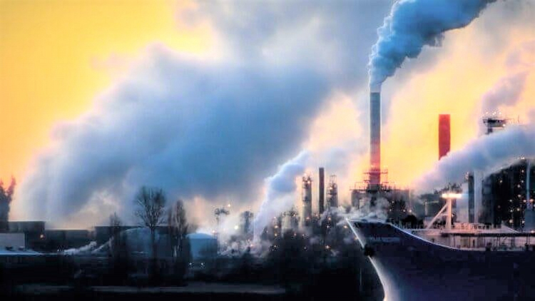Hơn 71% lượng khí thải từ năm 1988 được cho được tạo ra bởi 100 siêu công ty của thế giới; Nguồn: topnewsrussia.ru