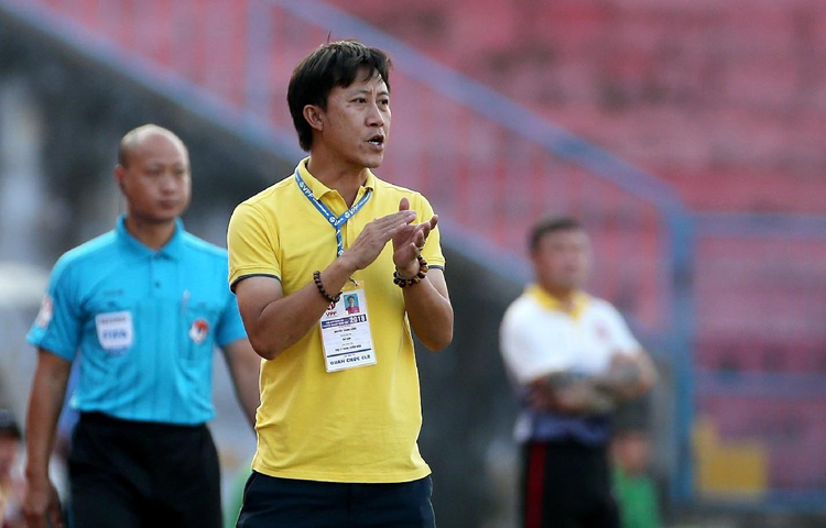 HLV Nguyễn Thành Công từng gây tiếng vang khi đưa Sài Gòn FC cán đích ở top 5 V.League 2019.