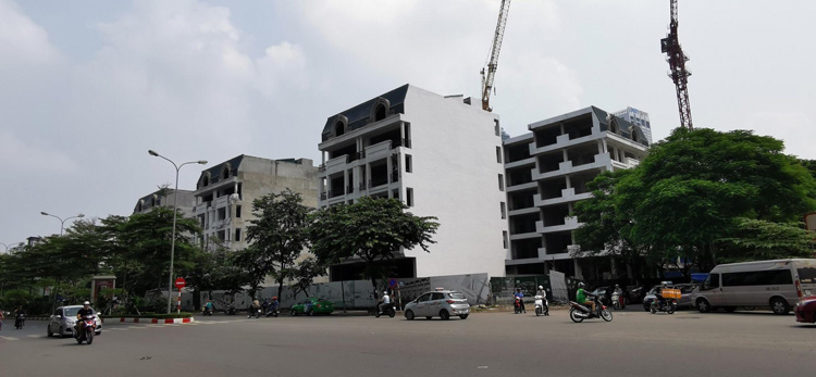 Dự án Khu nhà ở phố Wall, khu đô thị mới Cầu Giấy, Hà Nội.