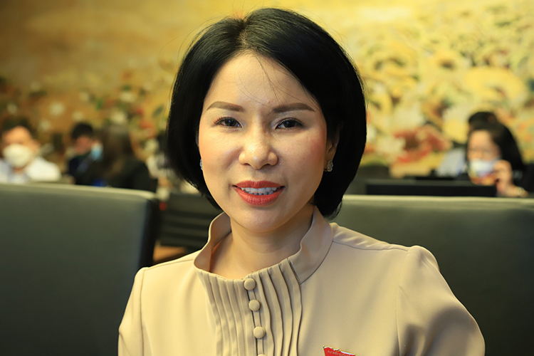 Giám đốc Sở Y tế Hà Nội Trần Thị Nhị Hà.
