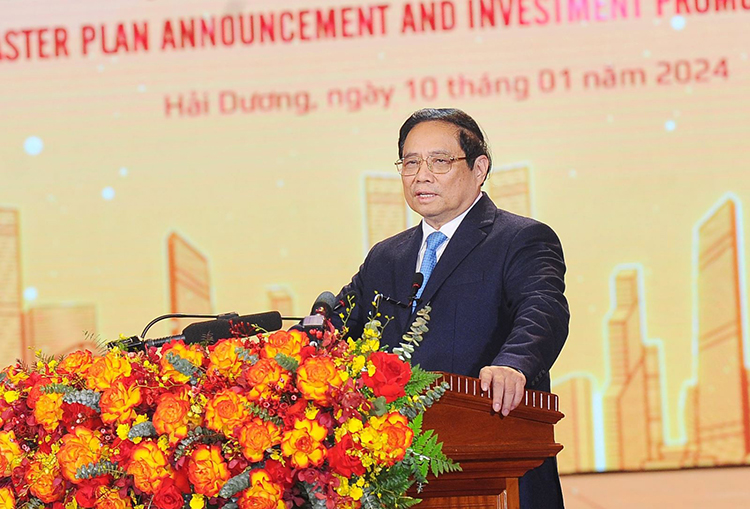 Thủ tướng Chính phủ Phạm Minh Chính phát biểu chỉ đạo Hội nghị.