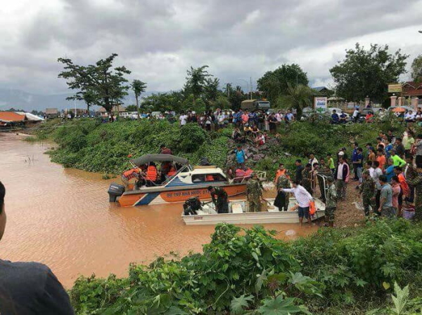 Vỡ đập Thủy điện tại Lào từ 23/7/2018 