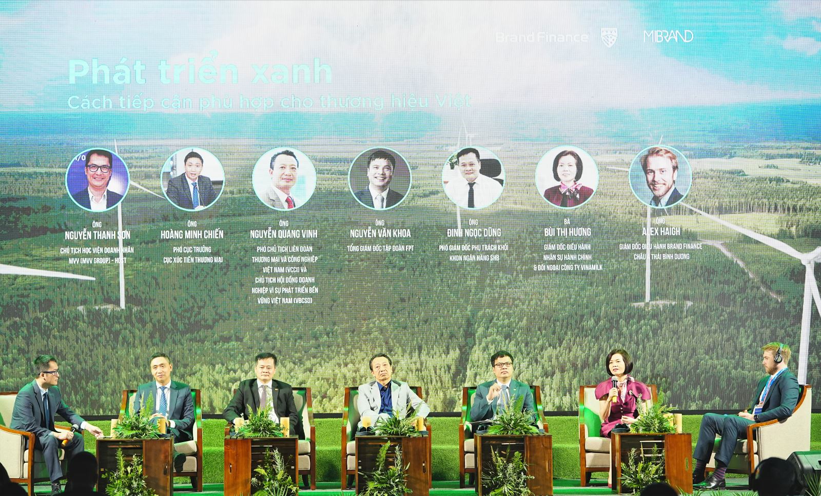 Chia sẻ của Vinamilk về chủ đề “Phát triển xanh – Cách tiếp cận phù hợp cho các thương hiệu Việt” thu hút sự quan tâm tại sự kiện - Ảnh: Mibrand