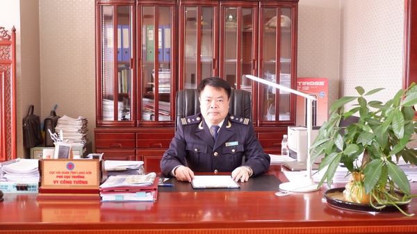 Ông Vy Công Tường - Phó Cục trưởng Cục Hải quan tỉnh Lạng Sơn
