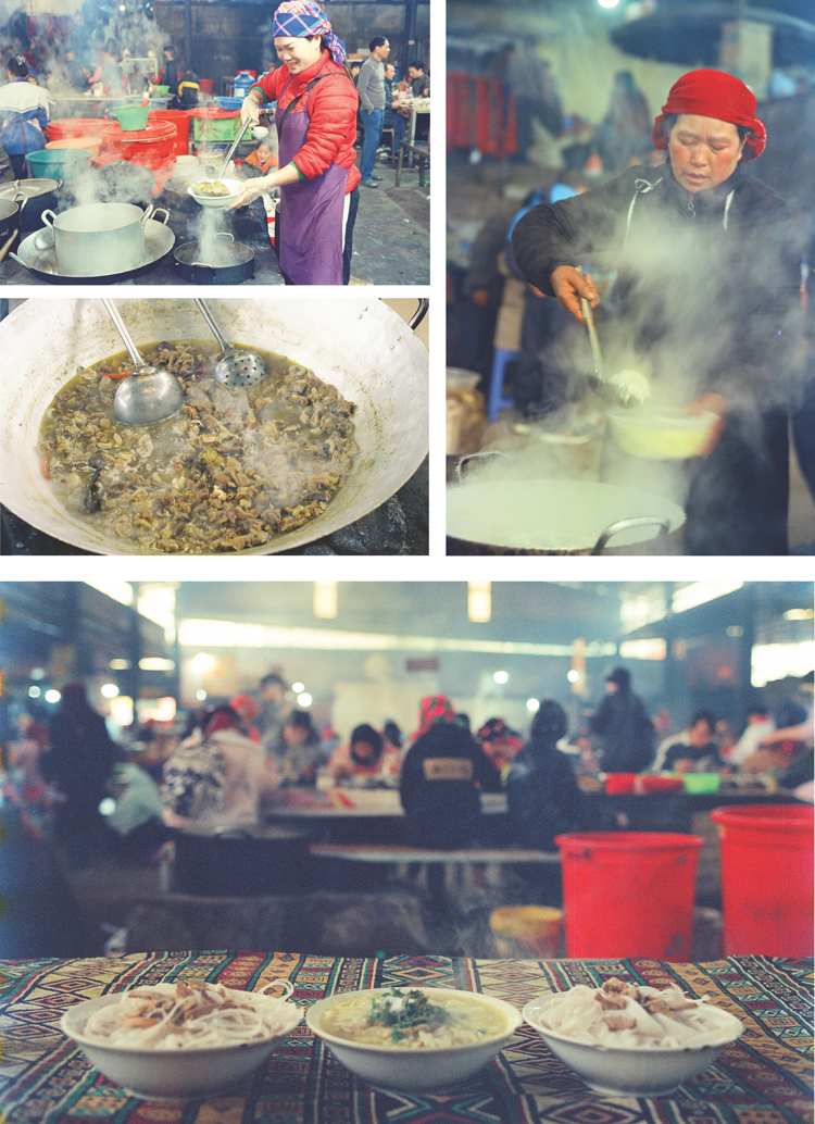 Các món đặc sản của Hà Giang đều có ở chợ.