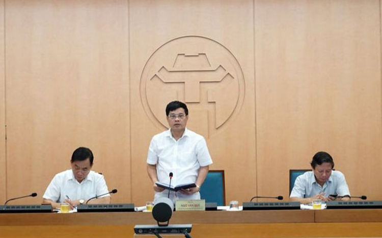 Phó Chủ tịch UBND TP Hà Nội Ngô Văn Quý yêu cầu không được lơ là, chủ quan phòng chống dịch Covid-19.
