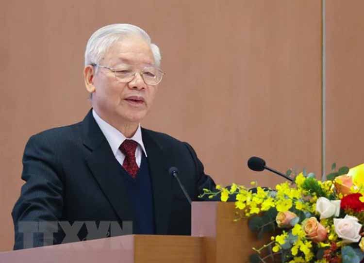 Tổng Bí thư, Chủ tịch nước Nguyễn Phú Trọng. (Ảnh: Thống Nhất/TTXVN)