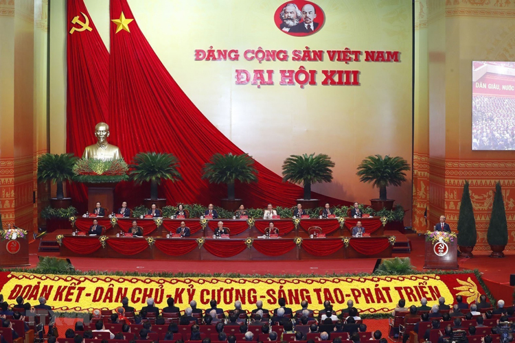 Đại hội XIII của Đảng diễn ra từ 25/1 - 1/2/2021 tại Trung tâm Hội nghị Quốc gia (Thủ đô Hà Nội).