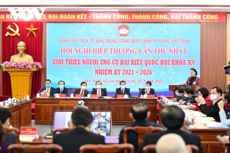 Hội nghị Hiệp thương lần thứ nhất: Giới thiệu người ứng cử đại biểu Quốc hội khóa XV tại MTTQ Việt Nam.