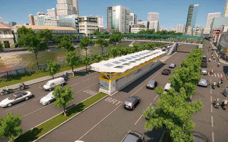 Dự kiến năm 2023, TPHCM sẽ triển khai dự án BRT tuyến số 1.