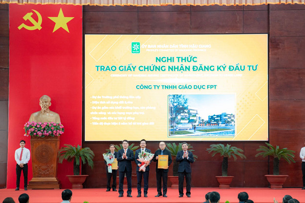 FPT Education được chấp thuận là nhà đầu tư dự án tổ hợp giáo dục theo mô hình trường phổ thông liên cấp tại tỉnh Hậu Giang