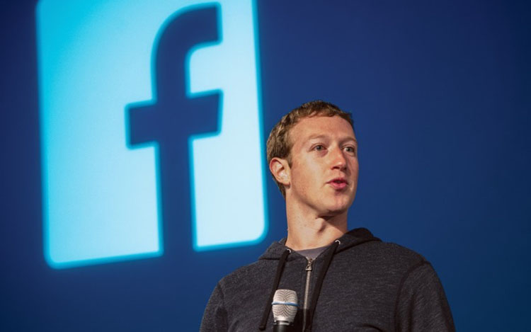 CEO Mark Zuckerberg của Facebook. Ảnh: Bloomberg.
