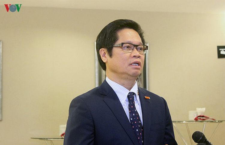 TS. Vũ Tiến Lộc, Chủ tịch Phòng Thương mại và Công nghiệp Việt Nam (đại biểu đoàn Thái Bình).