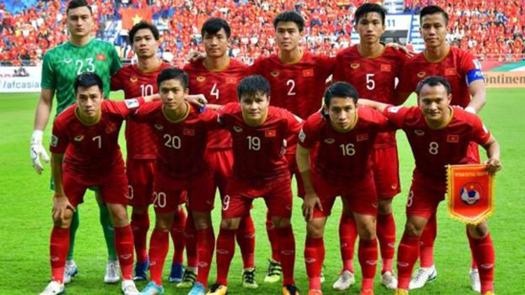 ĐT Việt Nam tăng 1 bậc trên bảng xếp hạng FIFA ở tháng 4/2019.