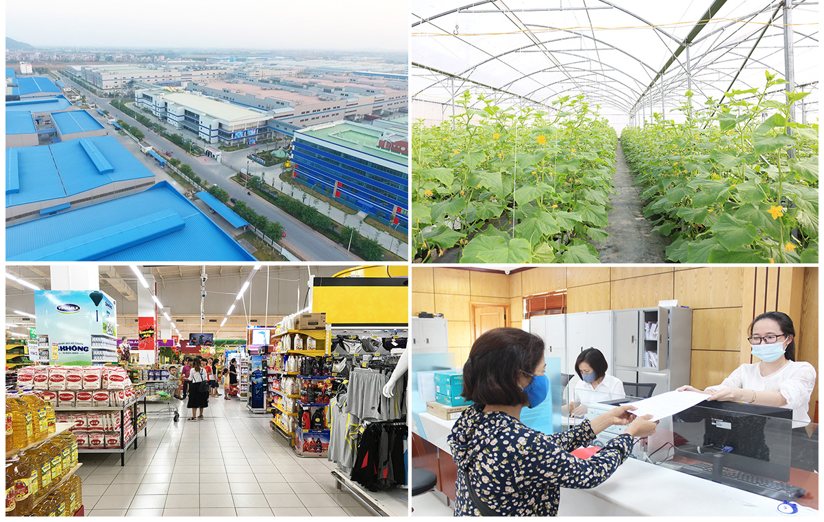Tăng trưởng kinh tế 6 tháng đầu năm của tỉnh Bắc Giang đạt 10,94% đứng thứ 2 cả nước.