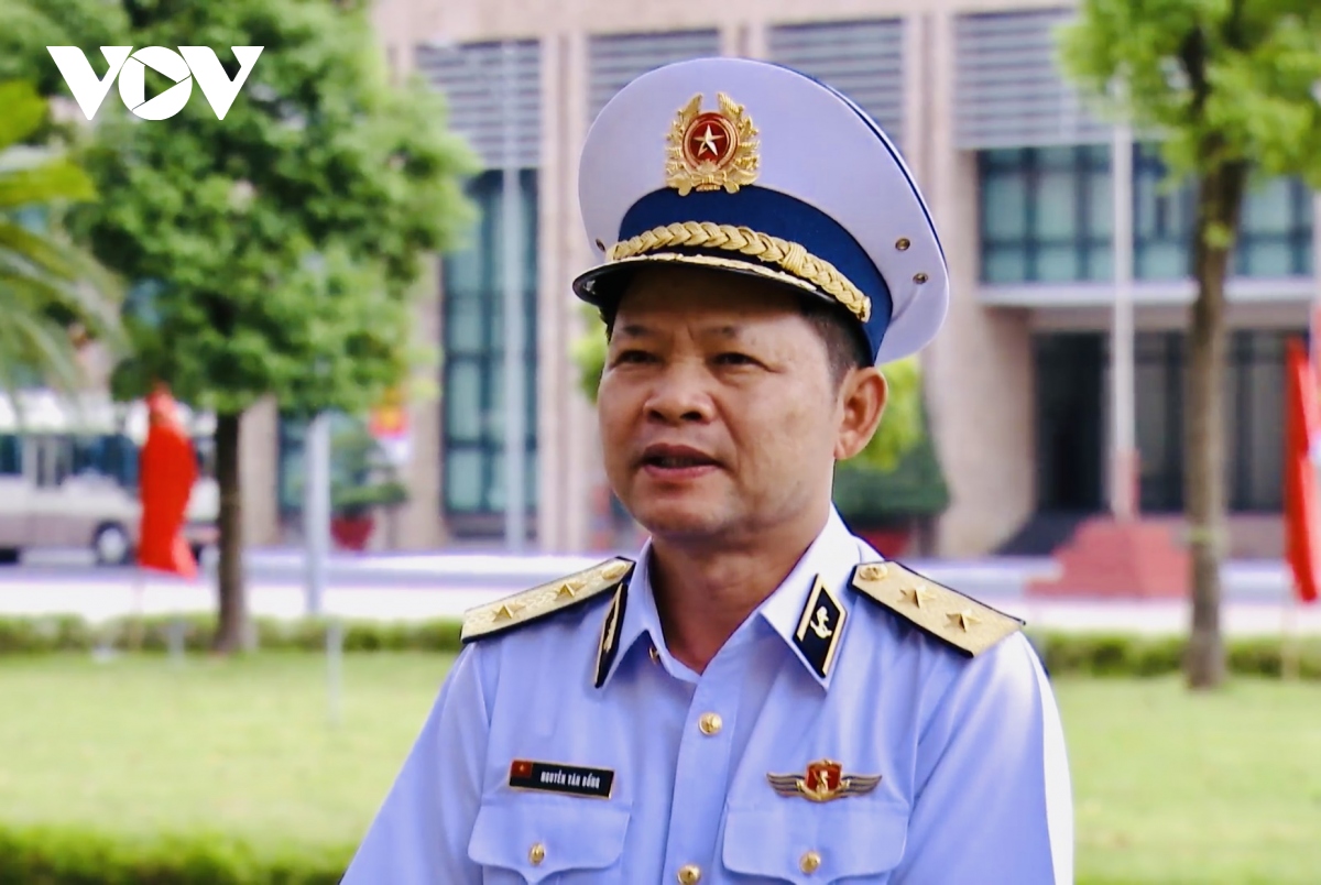 Trung tướng Nguyễn Văn Bổng, Bí thư Đảng ủy, Chính ủy Quân chủng Hải quân.