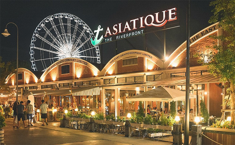 Chợ đêm Asiatique là “biểu tượng” du lịch bán lẻ của Thái Lan. (Ảnh: Bangkok Tourism Hub)