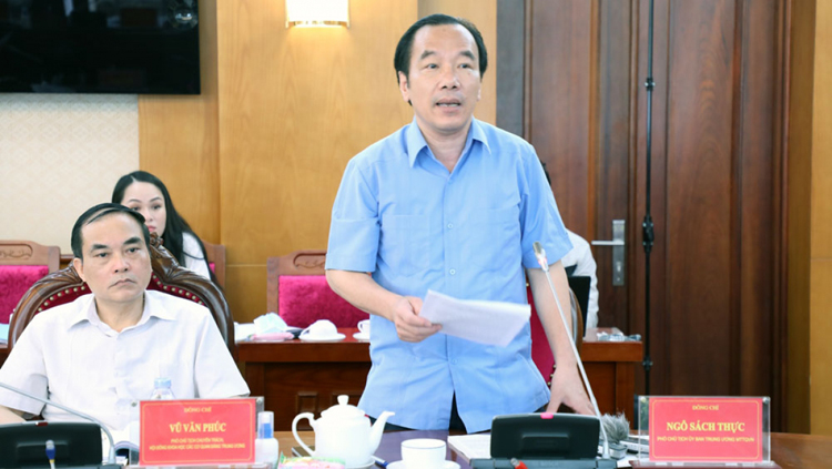Ông Ngô Sách Thực - Phó Chủ tịch Ủy ban Trung ương MTTQ Việt Nam.