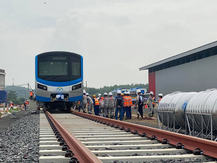 Tuyến metro số 1 (Bến Thành - Suối Tiên) là một trong các dự án trọng điểm trong chương trình phát triển hệ thống giao thông phía đông TP.              Ảnh: Pháp luật TP.HCM.