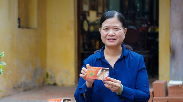 TPBVSK Viên vai gáy Thái Dương giúp cô Uyên cải thiện chứng đau mỏi vai gáy