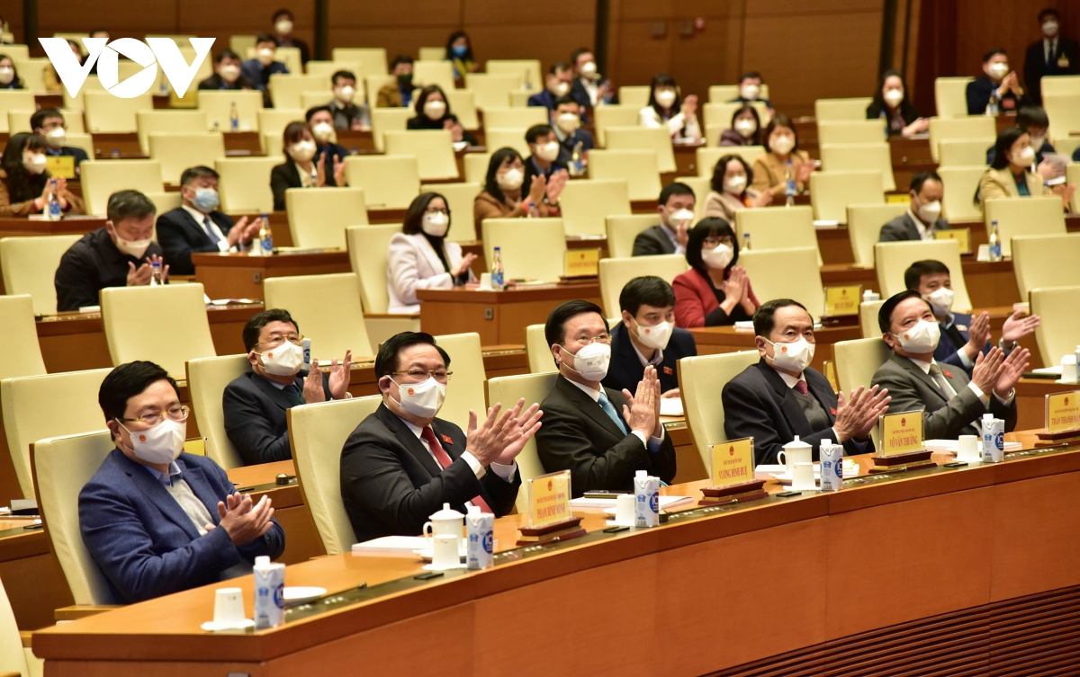 Các đại biểu dự Hội nghị Tổng kết công tác Hội đồng nhân dân các tỉnh, thành phố khu vực phía Bắc năm 2021 và triển khai công tác năm 2022.