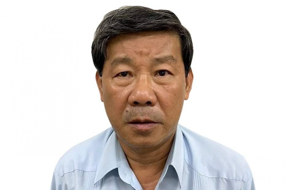 Cựu Chủ tịch tỉnh Bình Dương Trần Thanh Liêm tại cơ quan điều tra.
