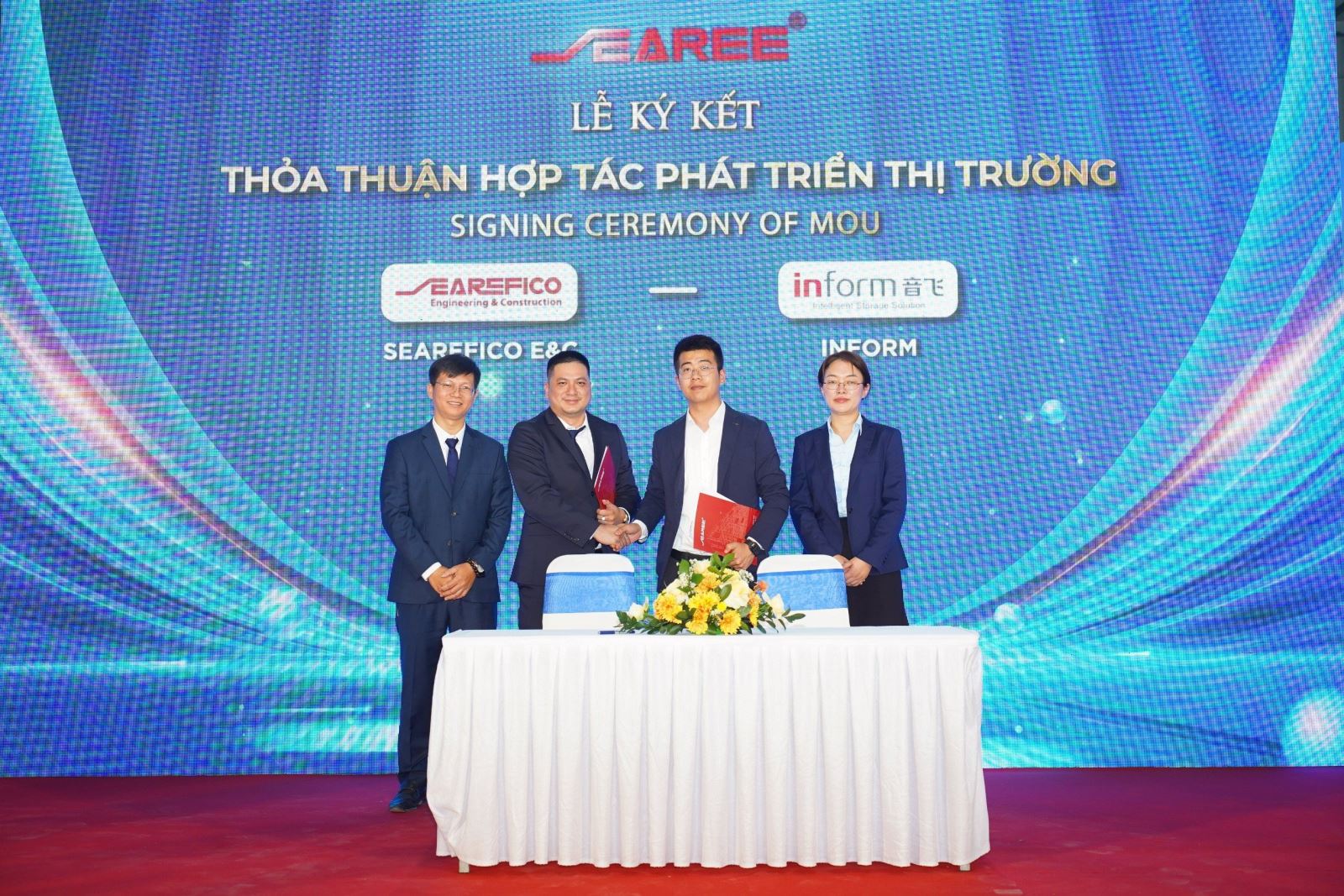 Searee cam kết phát triển thị trường.