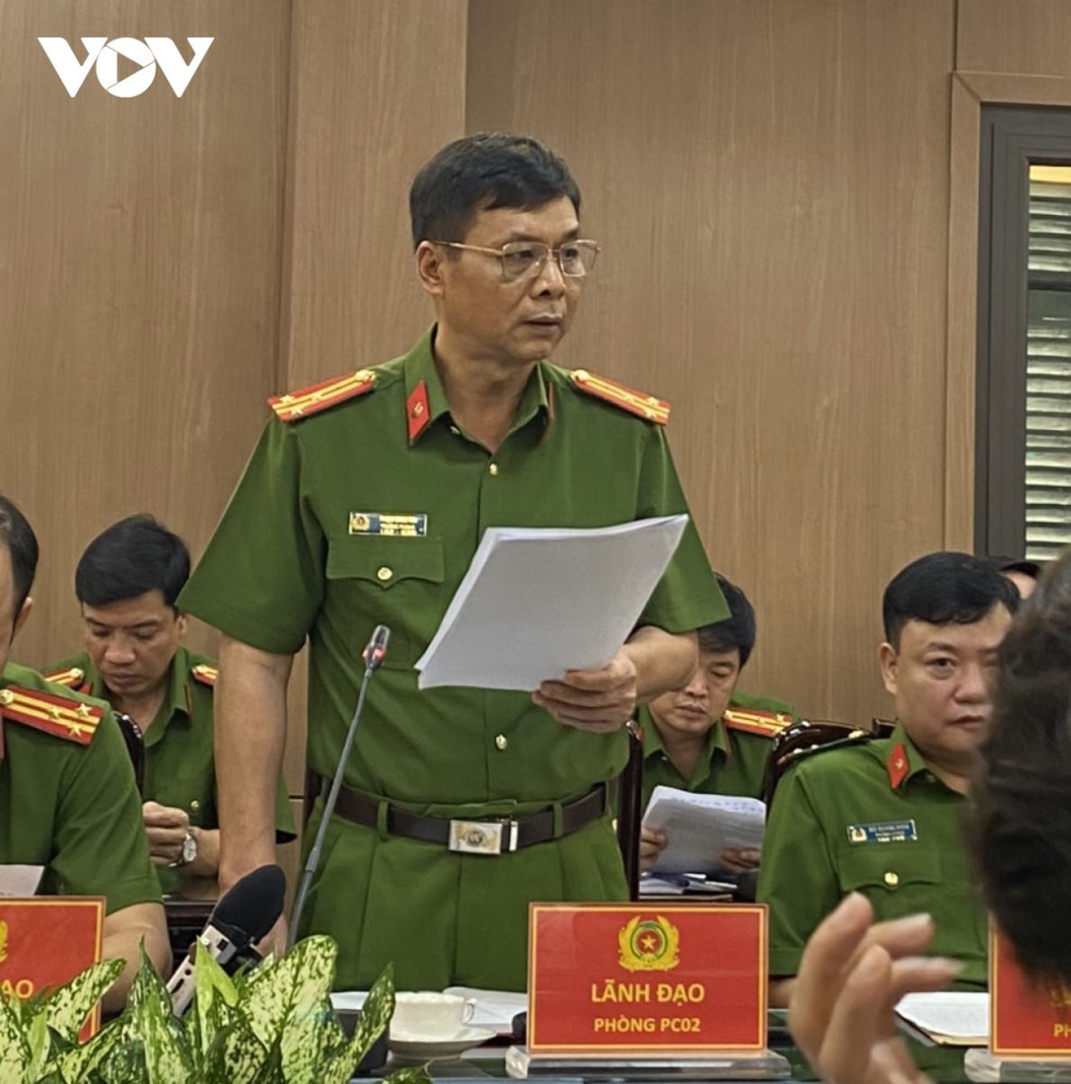 Thượng tá Phạm Đình Thi, Trưởng Phòng Cảnh sát hình sự, Công an tỉnh Phú Thọ.