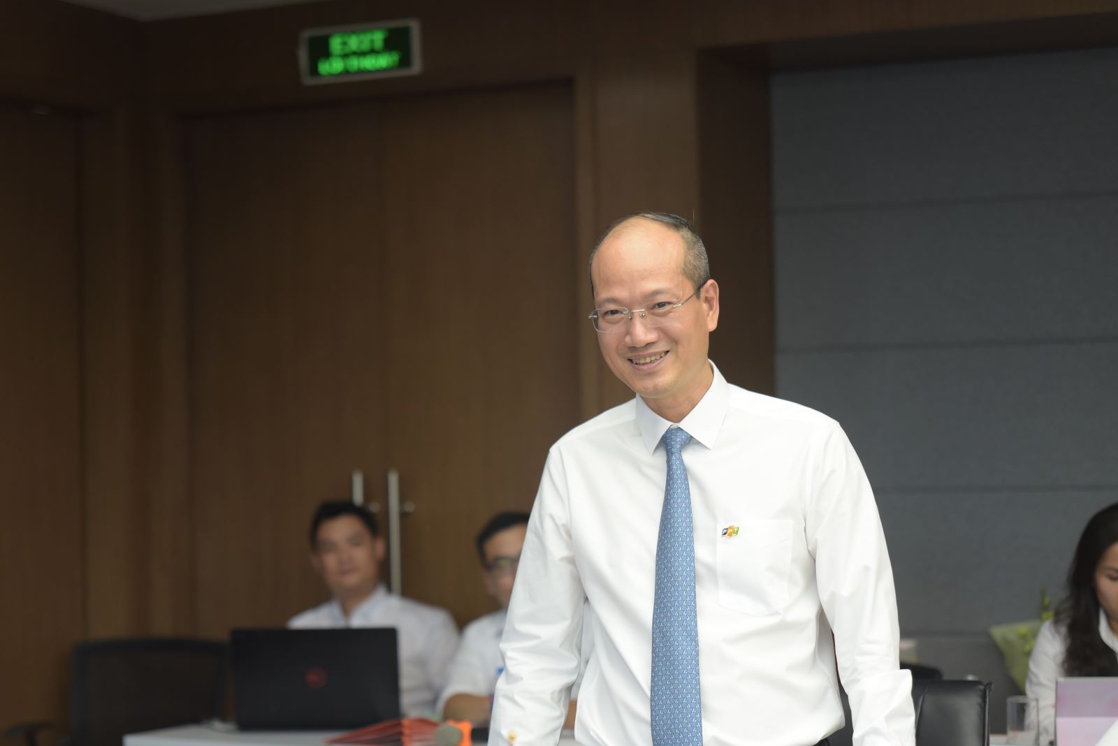 Ông Nguyễn Thế Phương - Phó Tổng Giám đốc Tập đoàn FPT phát biểu tại sự kiện.
