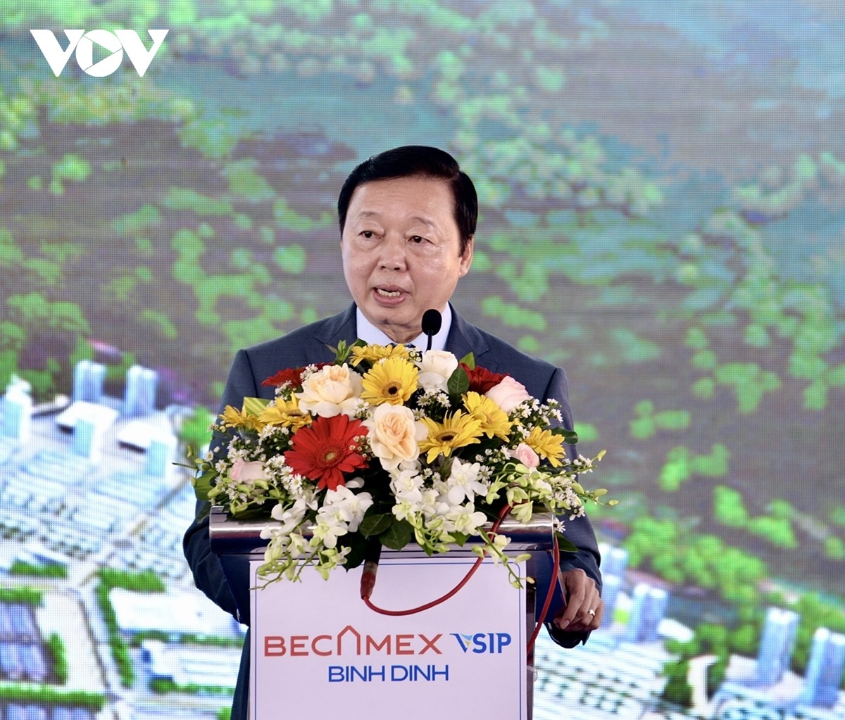 Phó Thủ tướng Chính phủ Trần Hồng Hà phát biểu tại Lễ khánh thành.