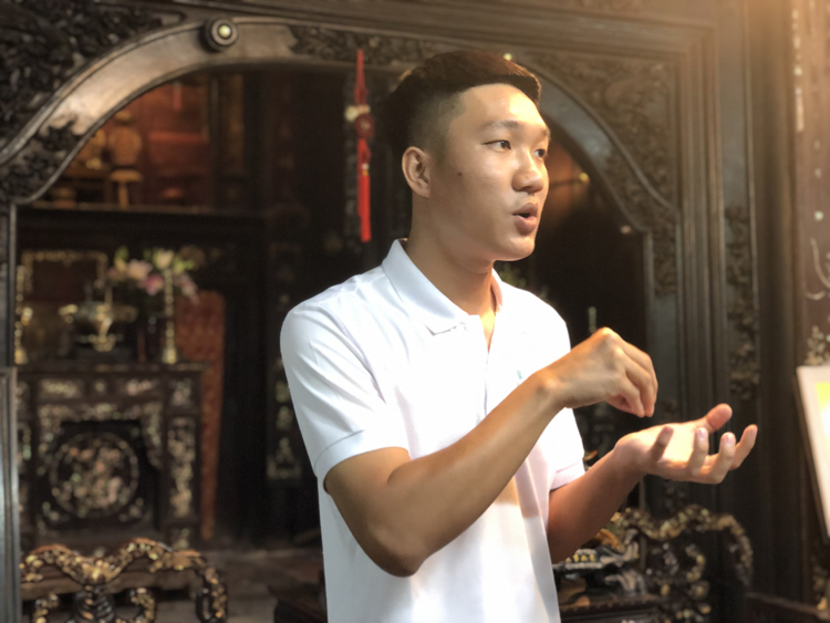 Trương Trần Trung Hiếu, Trưởng nhóm Tản mạn kiến trúc giới thiệu về kiến trúc nhà cổ Trần Công Vàng.