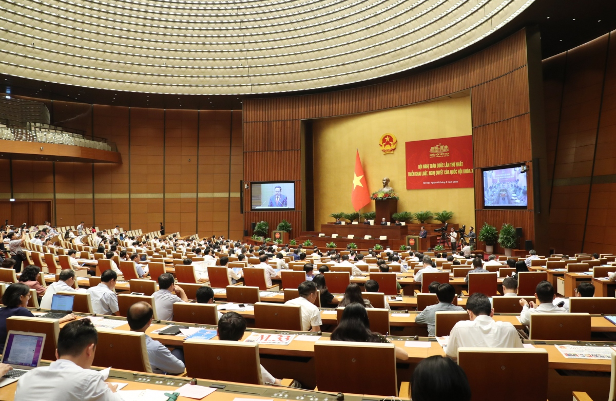 Hội nghị toàn quốc lần thứ nhất triển khai luật, nghị quyết của Quốc hội khóa XV.