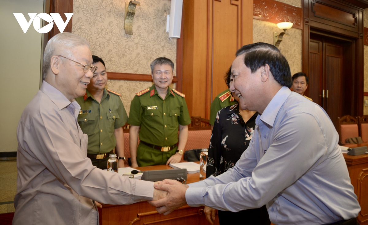 Thường trực Ban Chỉ đạo Trung ương về phòng, chống tham nhũng, tiêu cực tổ chức cuộc họp dưới sự chủ trì của Tổng Bí thư Nguyễn Phú Trọng.