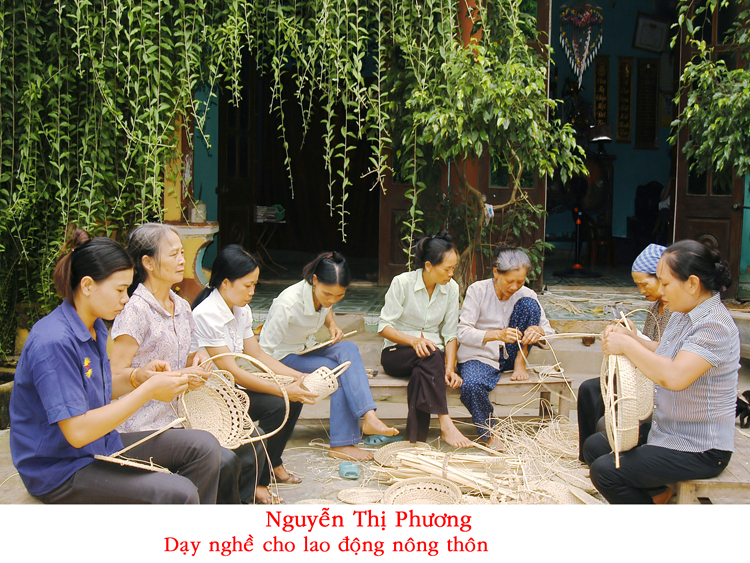 Dạy nghề cho lao động nông thôn ở Thanh Hóa.