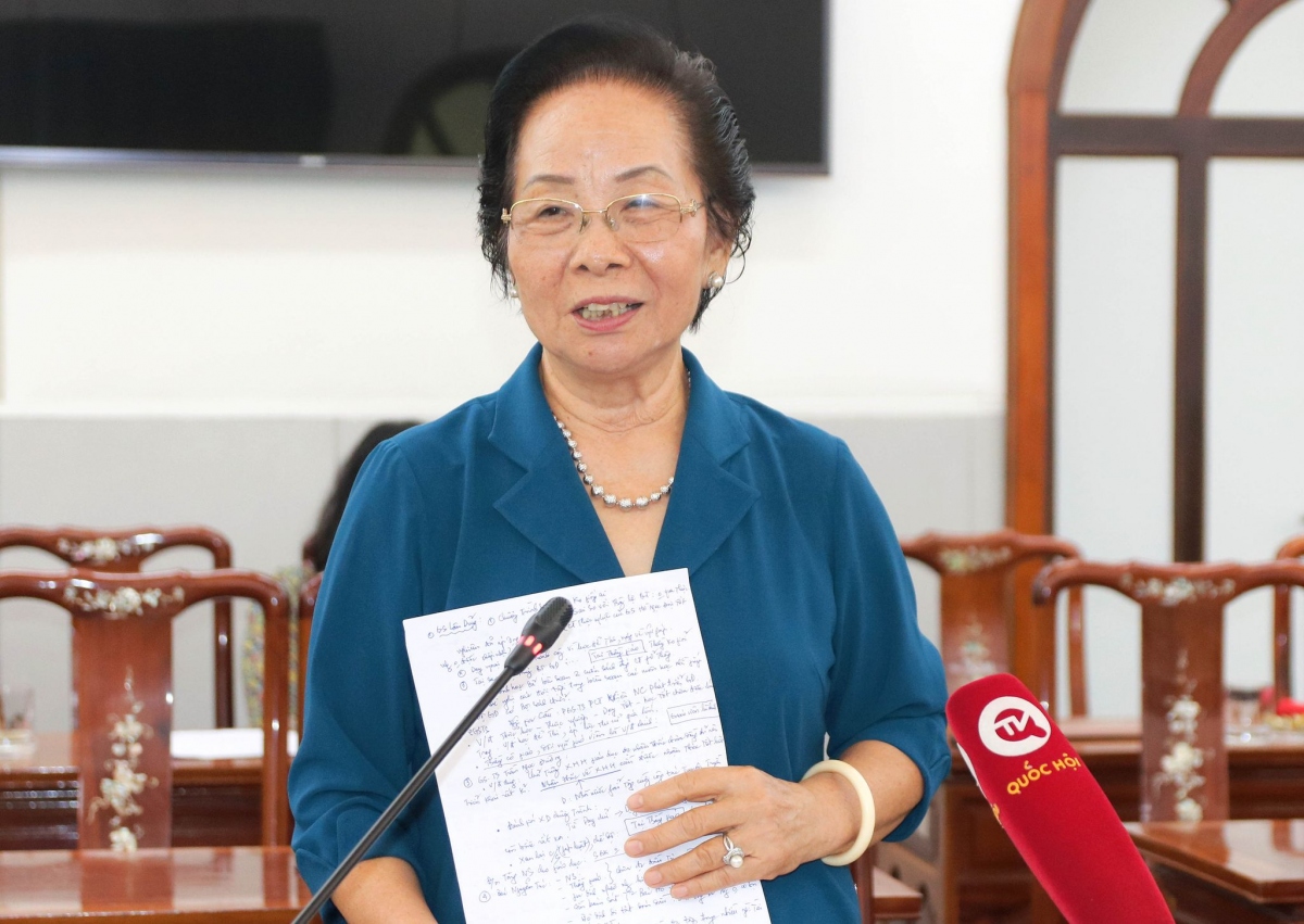 Nguyên Phó Chủ tịch nước Nguyễn Thị Doan.