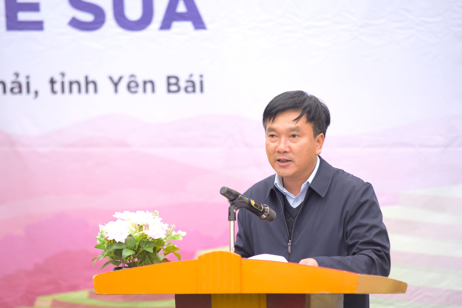 Ông Lê Trọng Khang, Phó Bí thư Huyện ủy, Chủ tịch UBND huyện Mù Cang Chải chia sẻ.