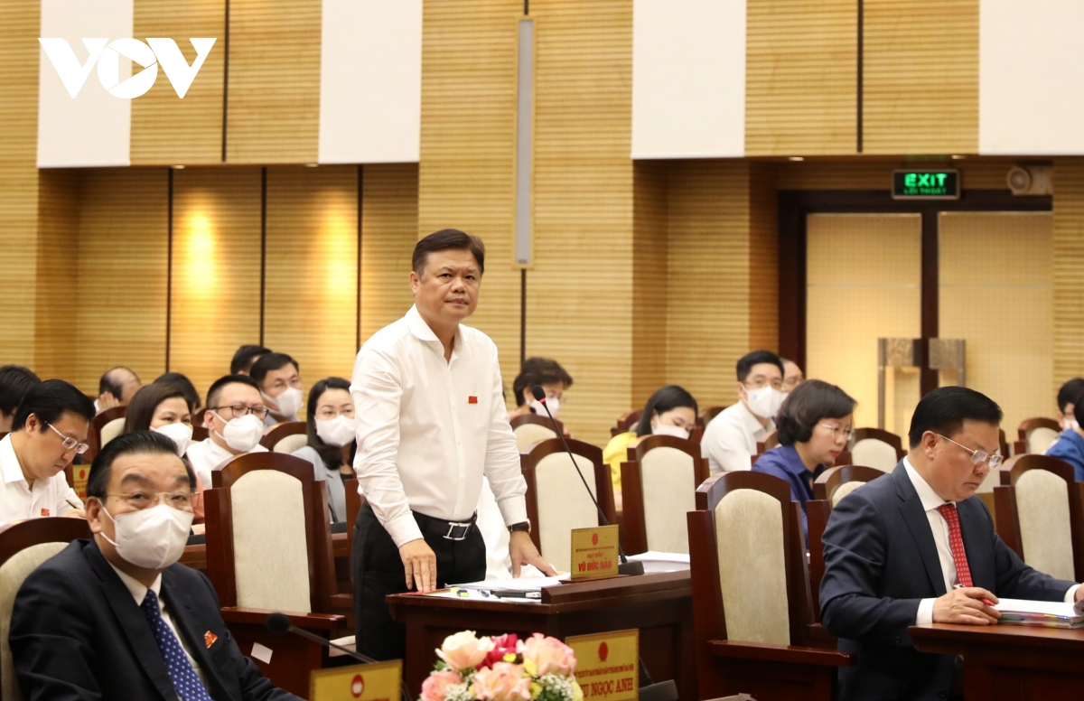 Ông Vũ Đức Bảo, Trưởng ban Tổ chức Thành ủy Hà Nội đề nghị tại phiên giải trình.
