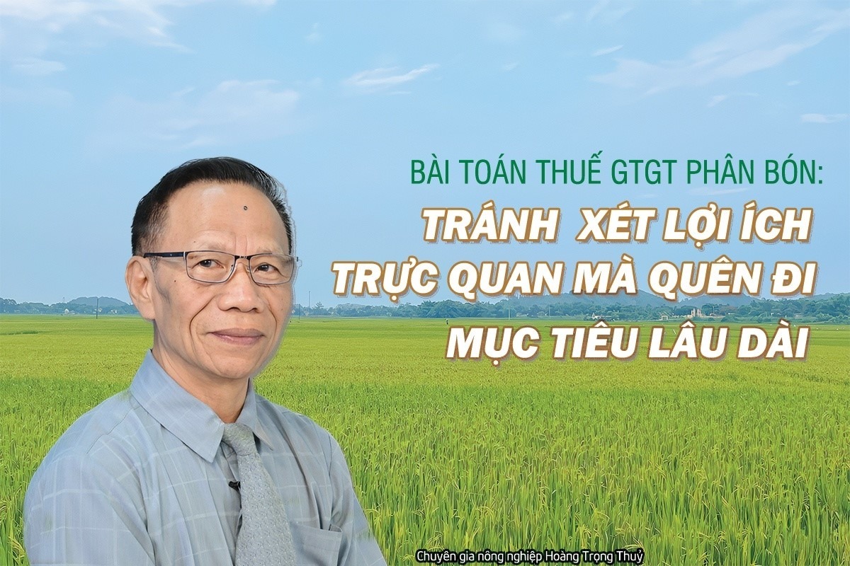 Chuyên gia nông nghiệp Hoàng Trọng Thủy.